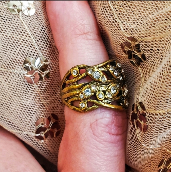 Into The Woods Vines Diamond Ring Size 7.5 - Picture 5 of 10